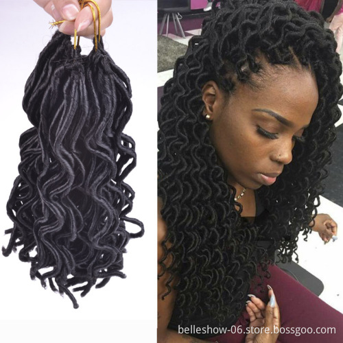 Wholesale  Faux Locst Ombre Colors Dreadlocks Braid Synthetic Long Style Braid Hair extensions weaves  12'' 24roots